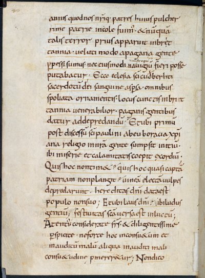Lettera di Alcuino che offre commiserazioni sull