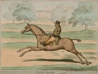 Conte Roupee, cavalcato da Paul Benfield a Hyde Park, Londra da English School