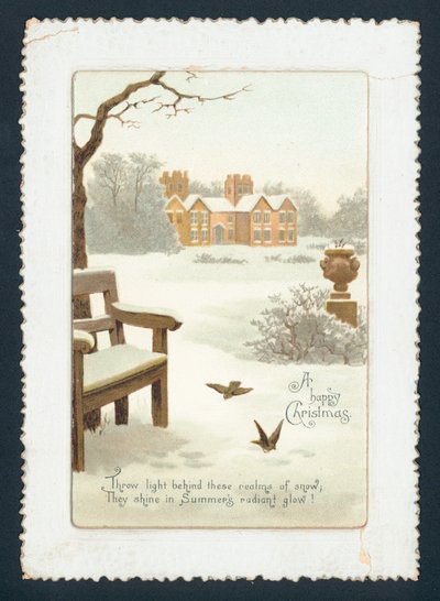 Casa di campagna nella neve da English School