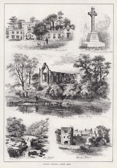 Schizzi di campagna, Bolton Abbey da English School