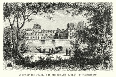 Corte della Fontana nel Giardino Inglese, Fontainebleau da English School