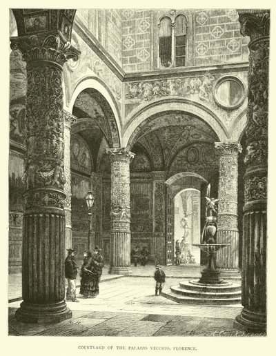 Cortile del Palazzo Vecchio, Firenze da English School