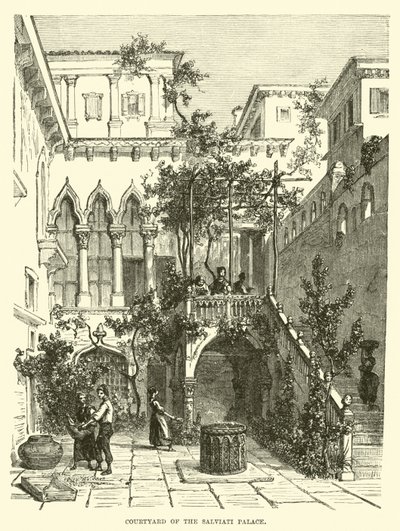 Cortile del Palazzo Salviati da English School