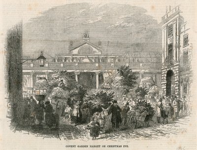 Covent Garden Market, Londra, alla vigilia di Natale da English School