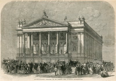 Covent Garden Theatre, Londra - apertura questa sera da English School