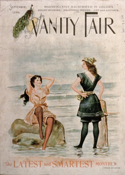 Copertina per Vanity Fair, settembre 1896 da English School