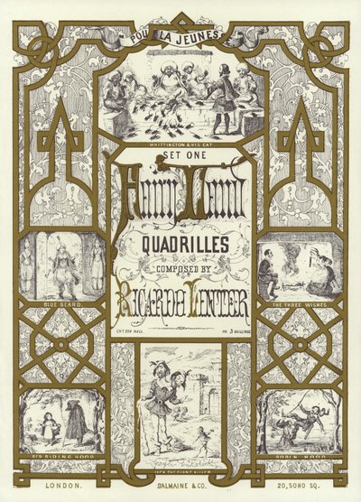 Immagine di copertina del primo set di Fairy Land Quadrilles composto da Ricardo Lenter da English School