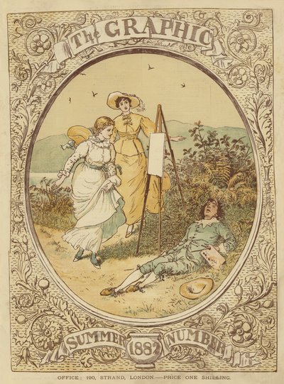 Copertina del numero estivo di The Graphic 1882 da English School