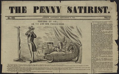 Copertina di The Penny Satirist da English School