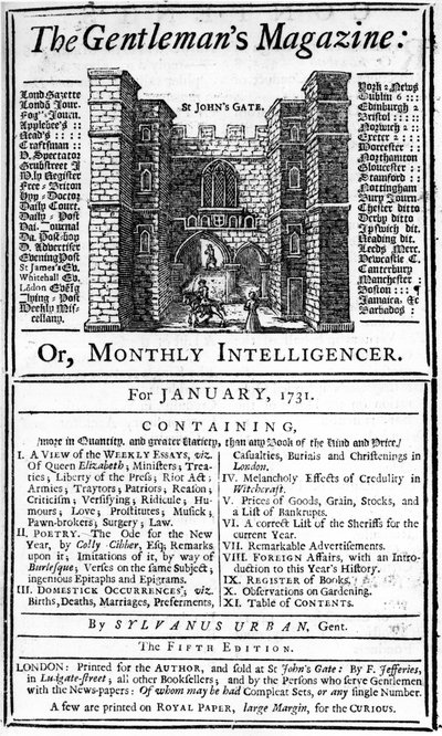 Copertina della prima edizione di The Gentleman