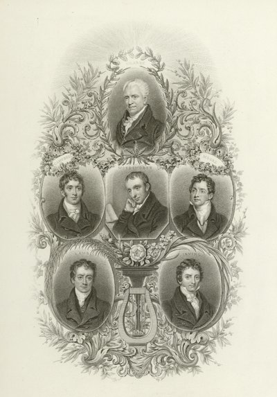 Crabbe, Campbell, Wordsworth, Moore, Lamb, Irving da English School