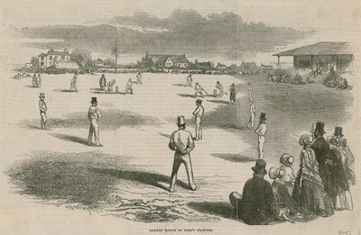 Partita di cricket al Lords Grounds da English School