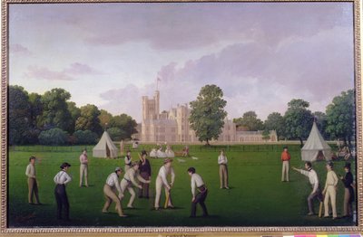 Cricket a Canford Manor, 1855 da English School