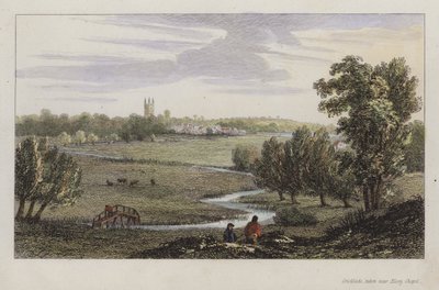 Cricklade, preso vicino alla Cappella di Eisey, Wiltshire da English School