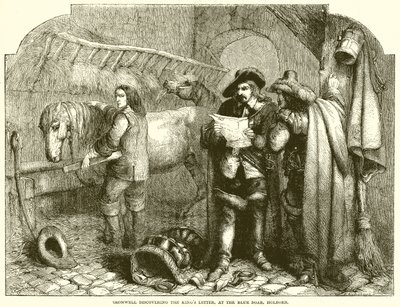 Cromwell scopre la lettera del re al Blue Boar, Holborn da English School