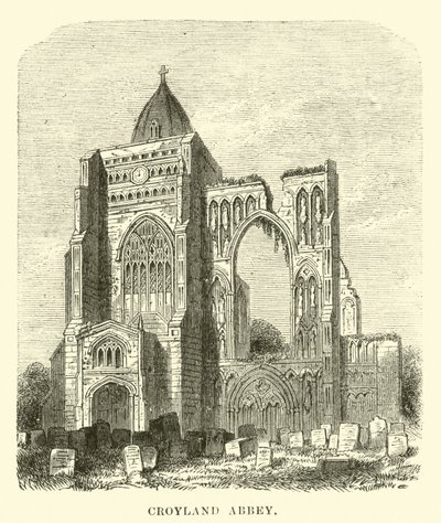 Abbazia di Croyland da English School