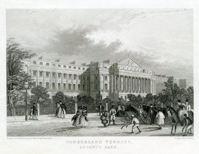 Cumberland Terrace, Regents Park, Londra da English School