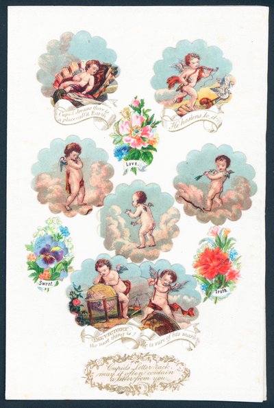 Biglietto di San Valentino con Cupido da English School