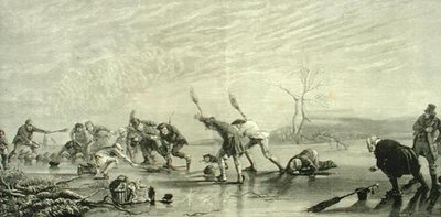 Curling nel 1880 circa, da 