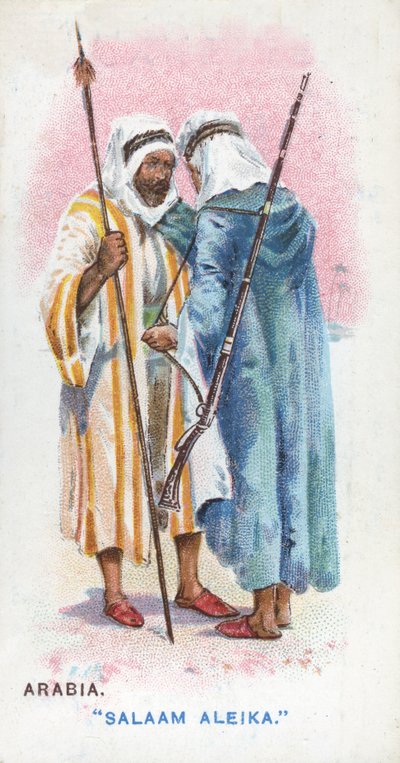 Saluto Consueto in Arabia, 1907 da English School