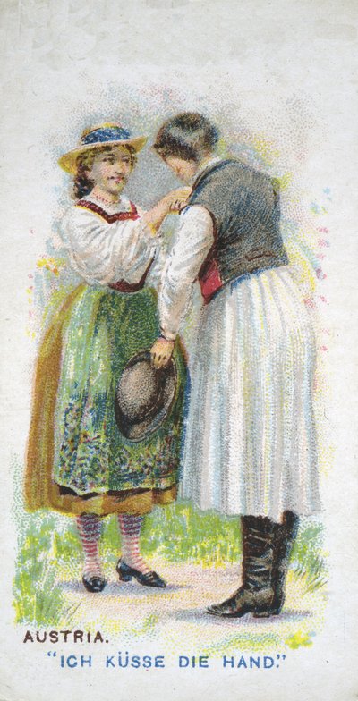 Saluto consueto in Austria, 1907 da English School