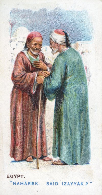 Saluto Consueto in Egitto, 1907 da English School