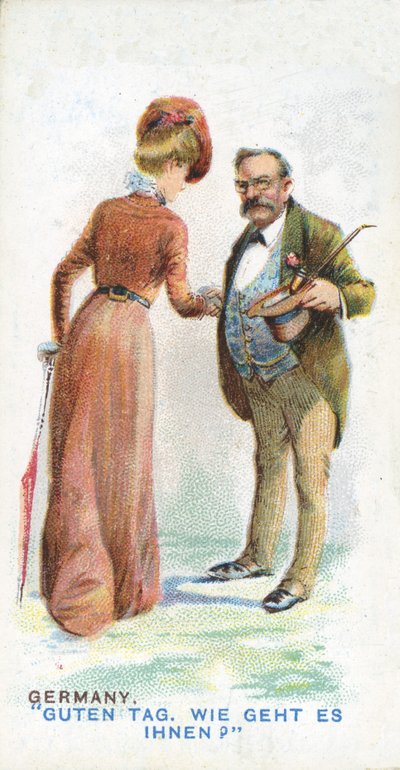 Saluto Consueto in Germania, 1907 da English School