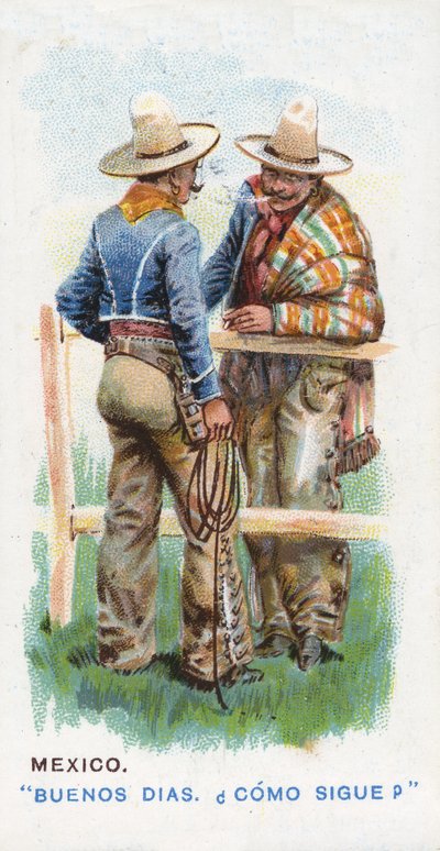 Saluto Consueto in Messico, 1907 da English School