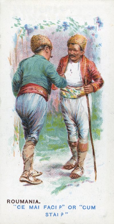 Saluto Consueto in Romania, 1907 da English School