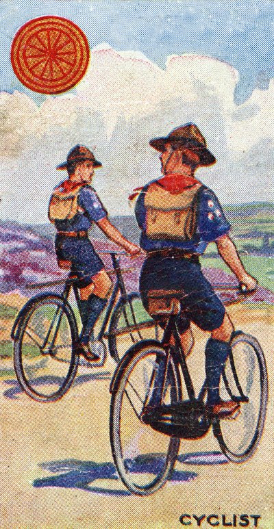 Distintivo Scout Ciclista, 1923 da English School