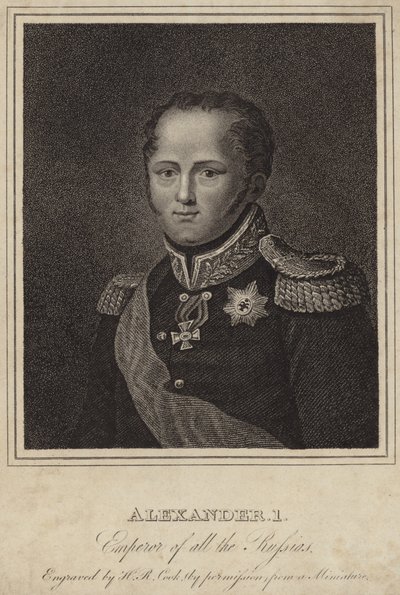 Zar Alessandro I di Russia da English School