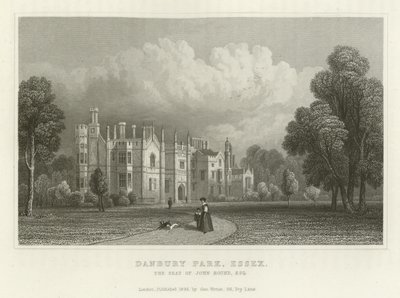 Danbury Park, Essex, la residenza di John Round, Esquire da English School