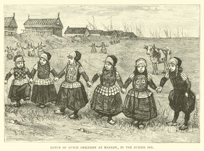 Danza dei bambini olandesi a Marken, nello Zuider Zee da English School