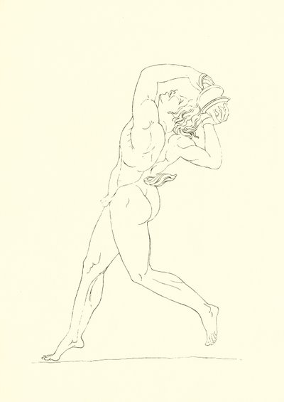 Figura maschile danzante da English School