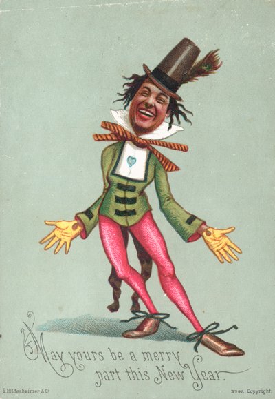 Dandy, cartolina di Capodanno da English School