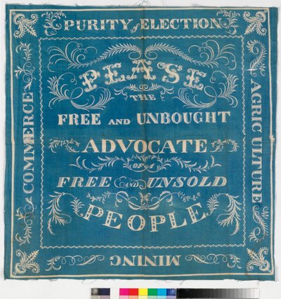 Striscione elettorale di Darlington per Joseph Pease, 1832 da English School