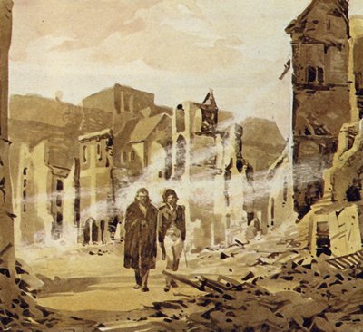 Darwin assistette al grande terremoto che distrusse la città di Concepcion da English School