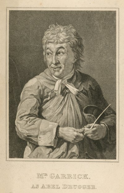 David Garrick, attore, come Abel Drugger da English School