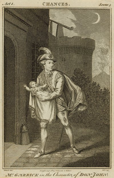 David Garrick, attore, nel ruolo di Don Giovanni da English School