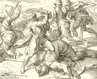 Davide uccide Golia di Gat da English School