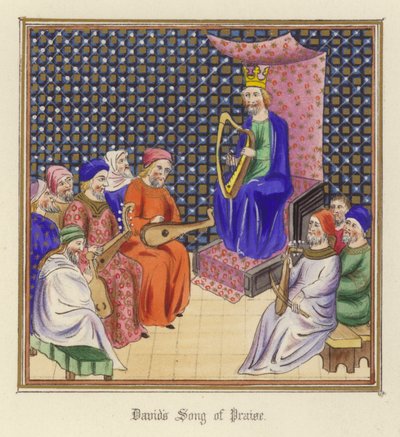 Il canto di lode di Davide da English School