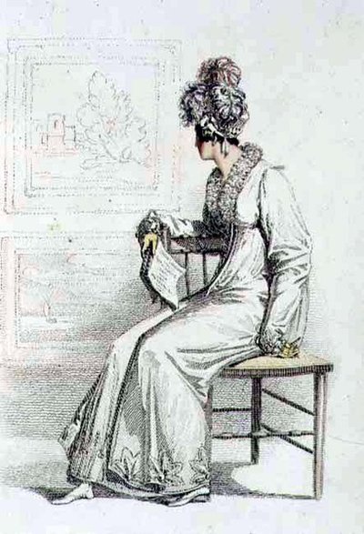 Abito da giorno, tavola di moda da Ackermann