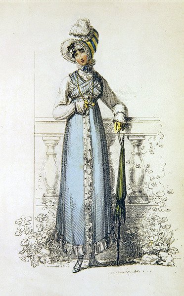 Abito da giorno, tavola di moda da Ackermann