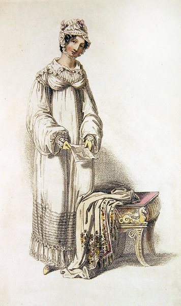 Abito da giorno, tavola di moda da Ackermann