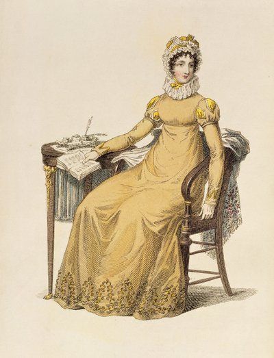 Abito da giorno, tavola di moda da Ackermann