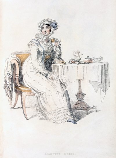 Abito da giorno, tavola di moda da Ackermann