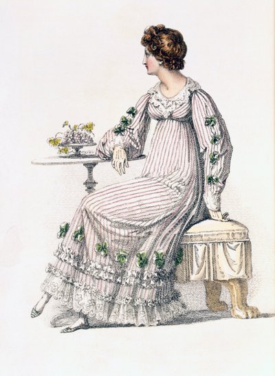 Abito da giorno, tavola di moda da Ackermann