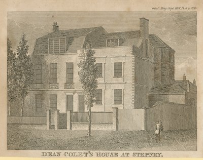 Casa di Dean Colet a Stepney da English School