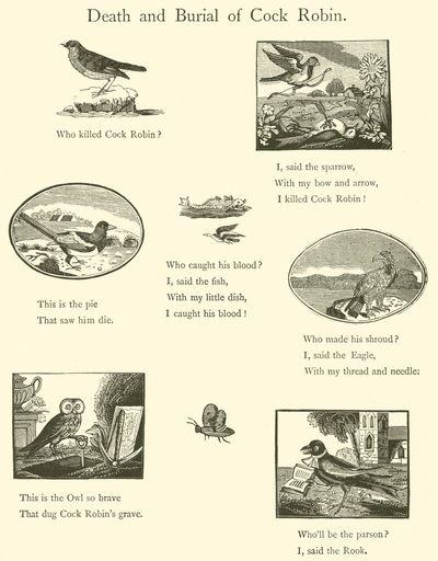 Morte e sepoltura di Cock Robin da English School
