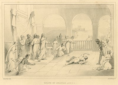 La morte di Anania, Atti V, 5 da English School